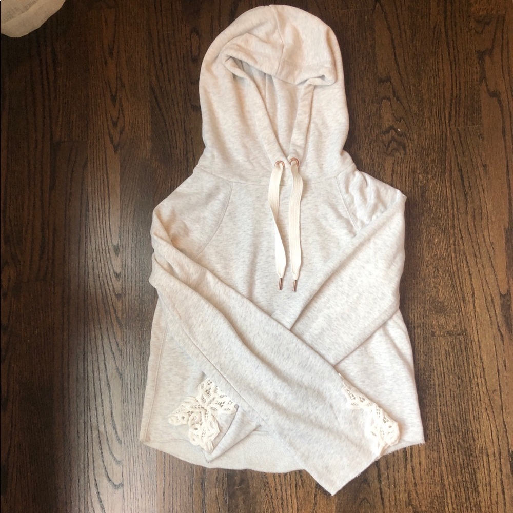 Women’s Aeropostale gray pullover hoodie size XS. - Picture 4 of 6